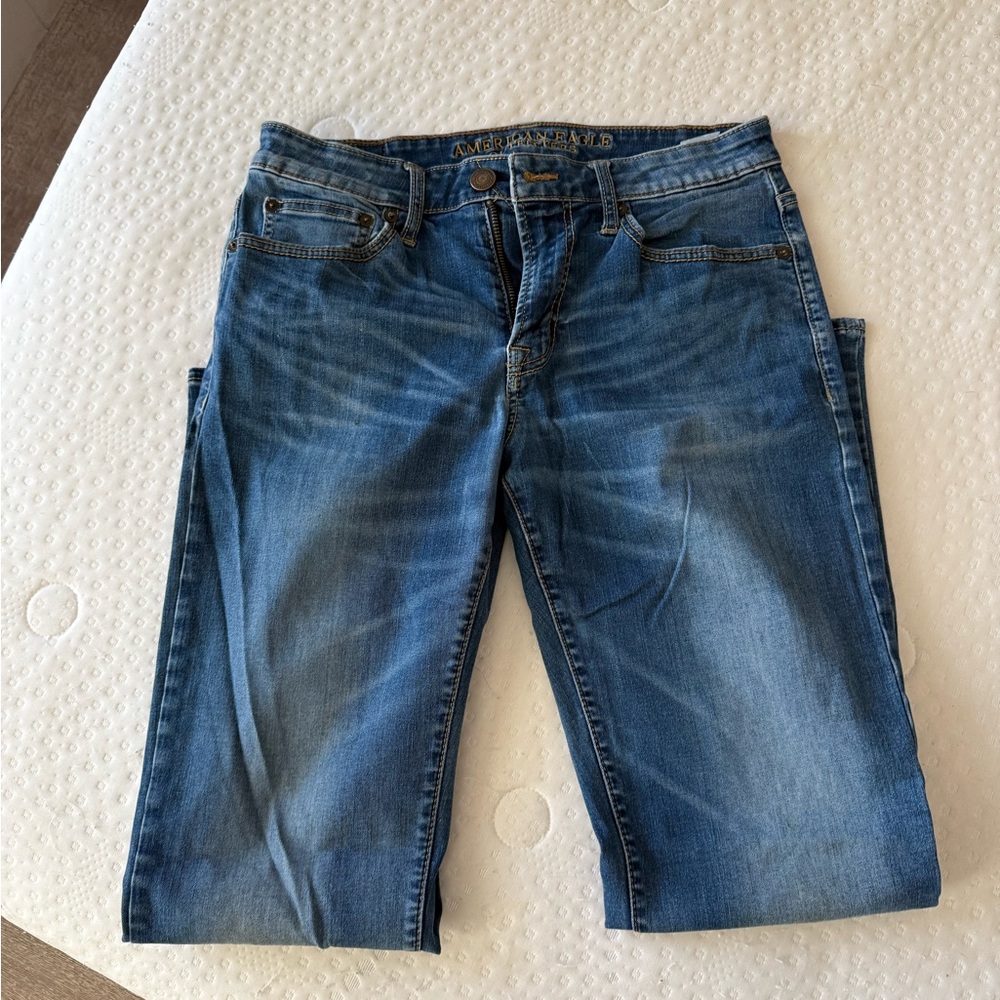 Men’s American Eagle Outfitters Light Blue Extreme Flex Jeans